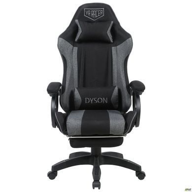 Крісло геймерське VR Racer Textile Dyson AMF чорний-темно-сірий жива фотографія
