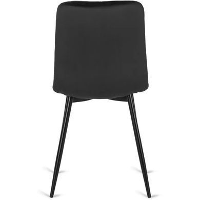 Стул ROBIN Velvet Mebel Elite, Черный реальная фотография