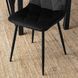 Стул ROBIN Velvet Mebel Elite, Черный