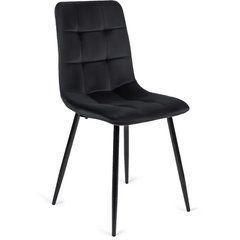 Стул PERU Velvet Mebel Elite Черный реальная фотография