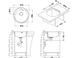 Кухонная мойка MK FORM 30  Alveus 51x51x18,5  Черный