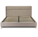 Мягкая кровать NICEA Velvet Mebel Elite 160x200 см Беж