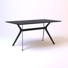 Стіл STEALTH Lovko 160х90 Чорний жива фотографія