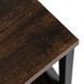 Тумба прикроватная MEBEL ELITE LOGAN 40 см дуб рустик/черный