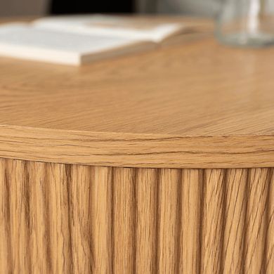 Журнальный столик CLOVER MEBEL ELITE 60x60 Дуб реальная фотография
