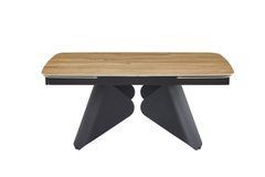 Стіл Обідній HAMILTON Teak Wood MattBjorn 160(240)х90 Кераміка Дерево жива фотографія