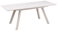 Стіл Розкладний DT 17014 DAOSUN 140(190)x80 Кераміка Білий жива фотографія