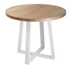 Стол PLATO Lovko 120 x 120 Белый реальная фотография