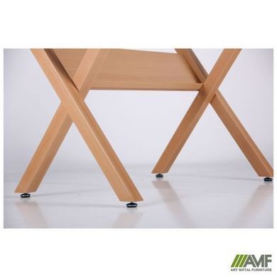 Стіл обідній Maple AMF 120X70 Dark Beech / Стекло Прозрачное жива фотографія