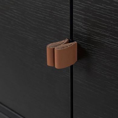 Комод MEBEL ELITE COMO Черный реальная фотография