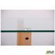 Стіл обідній Maple AMF 120X70 Dark Beech / Стекло Прозрачное