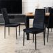 Стул NARIS Mebel Elite Черный/велюр