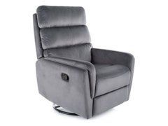 Крісло розкладне ARGOS VELVET Signal сіре BL.14