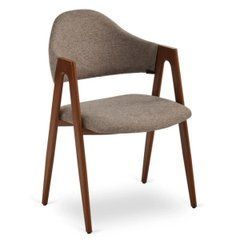 Стілець MEBEL ELITE RUIZ Бежевий / горіх жива фотографія