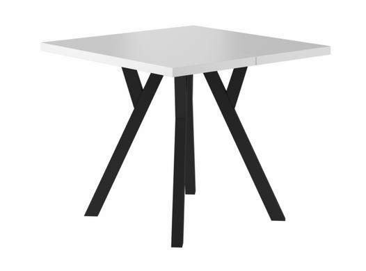 Стіл Розкладний MERLIN Signal 90(240)x90 Білий Мат ** жива фотографія