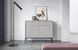 Комод Perfect Home Новая/Nova 2-дверный с 2 ​​ящиками и черными ножками KSZ104 Серый реальная фотография
