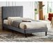 Кровать SAVANA Velvet Signal 90x200 Серый реальная фотография