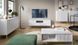 Комод Perfect Home Новая/Nova 3-дверный с 3 ящиками и золотыми ножками KSZ154 Белый