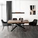 Стол раскладной HAMPTON Mebel Elite 160(240)х90 дуб рустик/черный
