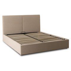 Кровать MARSYLIA Mebel Elite 160x200 вельвет Бежевая с контейнером реальная фотография