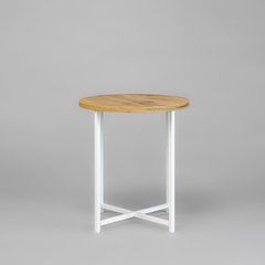 Журнальний столик МОДЕРН S Home Deco Білий / Дуб жива фотографія