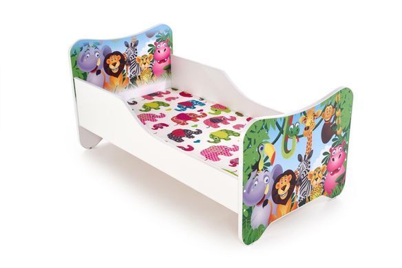 Ліжко дитяче HAPPY JUNGLE Halmar 76x145 жива фотографія