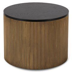Журнальний столик MIRACLE MEBEL ELITE 60x60 Чорний жива фотографія
