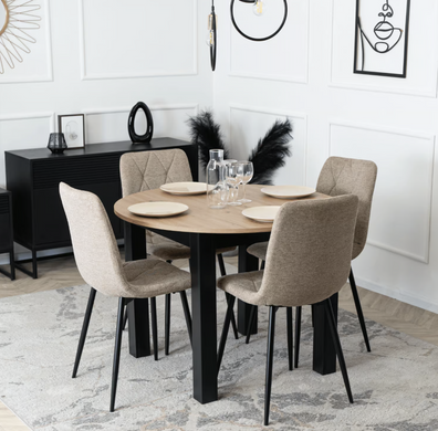 Стілець ROBIN 2 Mebel Elite, Бежевий жива фотографія