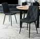 Стілець ROBIN 2 Velvet Mebel Elite, Чорний