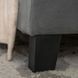 Кровать бархатная MEBEL ELITE BUENO Velvet 160x200 см Серый