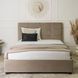 Ліжко TINGA Mebel Elite 160x200 Велюр Бежевий