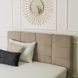 Ліжко TINGA Mebel Elite 160x200 Велюр Бежевий