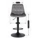 Барный стул ARCOS 2 Velvet Mebel Elite серый