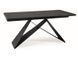Стол Обеденный WESTIN CERAMIC Signal 160(240)X90 SAHARA NOIR / Черный реальная фотография