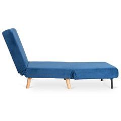 Кресло раскладное MEBEL ELITE MARRY Velvet Синий