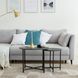 Комплект журнальных столиков МОДЕРН Home Deco Черный / Угольный камень