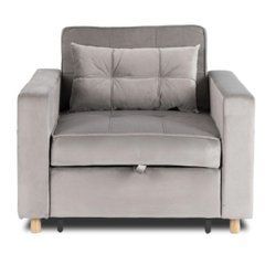 Розкладне крісло SOLOR Velvet Mebel Elite Сірий