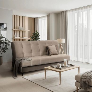 Диван раскладной LIMA Mebel Elite 186 Бежевый/велюр