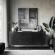 Комод трехдверный BECK Mebel Elite 160 Черный