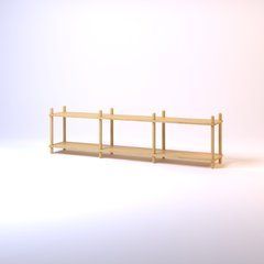 Стеллаж ДАО #3-2 Lovko Дуб реальная фотография
