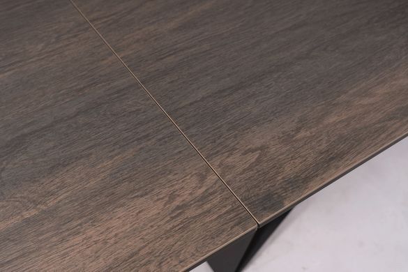 Стол Обеденный WESTIN CERAMIC Signal 160(240)X90 Эффект Дерева / Черный реальная фотография