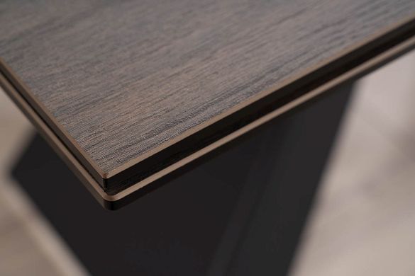 Стол Обеденный WESTIN CERAMIC Signal 160(240)X90 Эффект Дерева / Черный реальная фотография