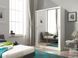Шкаф-купе Perfect Home Мая / Maja 130 2-дверный с двойным зеркалом Белый