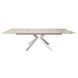 Стол раскладной SWANK STATURARIO WHITE Concepto 180(260)x90 Керамика Белый реальная фотография