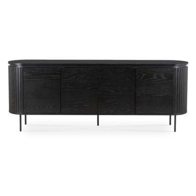 Комод BECK Mebel Elite 200 Чорний жива фотографія