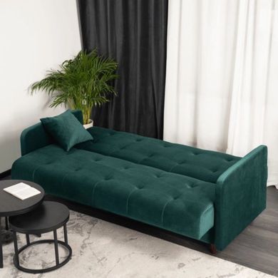 Диван розкладний TIVOLI Mebel Elite 198 Зелений/велюр