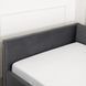 Ліжко оксамитове MEBEL ELITE JONAS Velvet 90x200 Беж