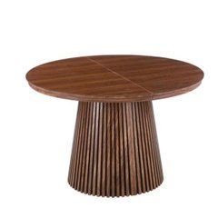 Раскладной стол MEBEL ELITE ADRIEN 120-200/120 см Орех реальная фотография