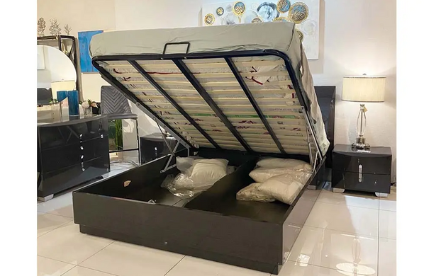 Кровать ДАКОТА Prestol 180x200 Серый реальная фотография