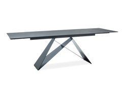 Стол Обеденный WESTIN I Signal 160(240)X90 Черный реальная фотография